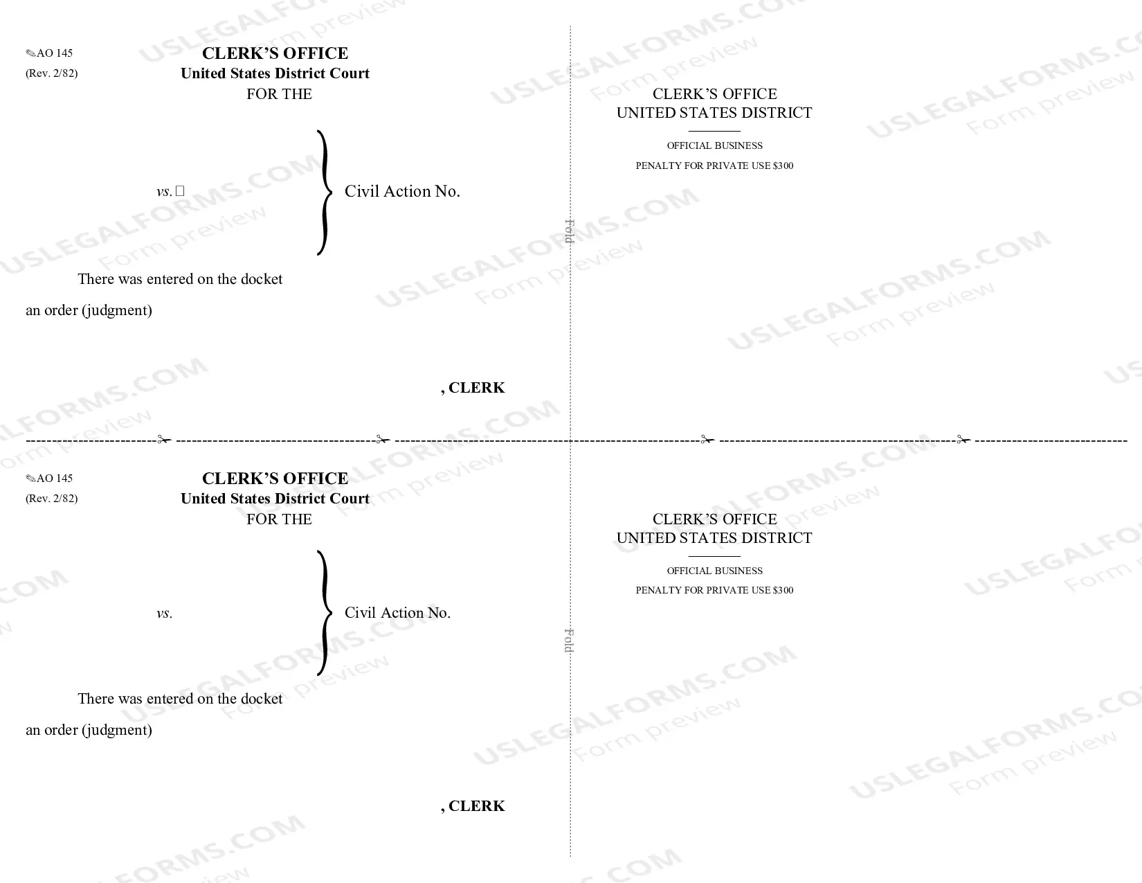 Notice of Entry - Orders/Judgment Thumbnail
