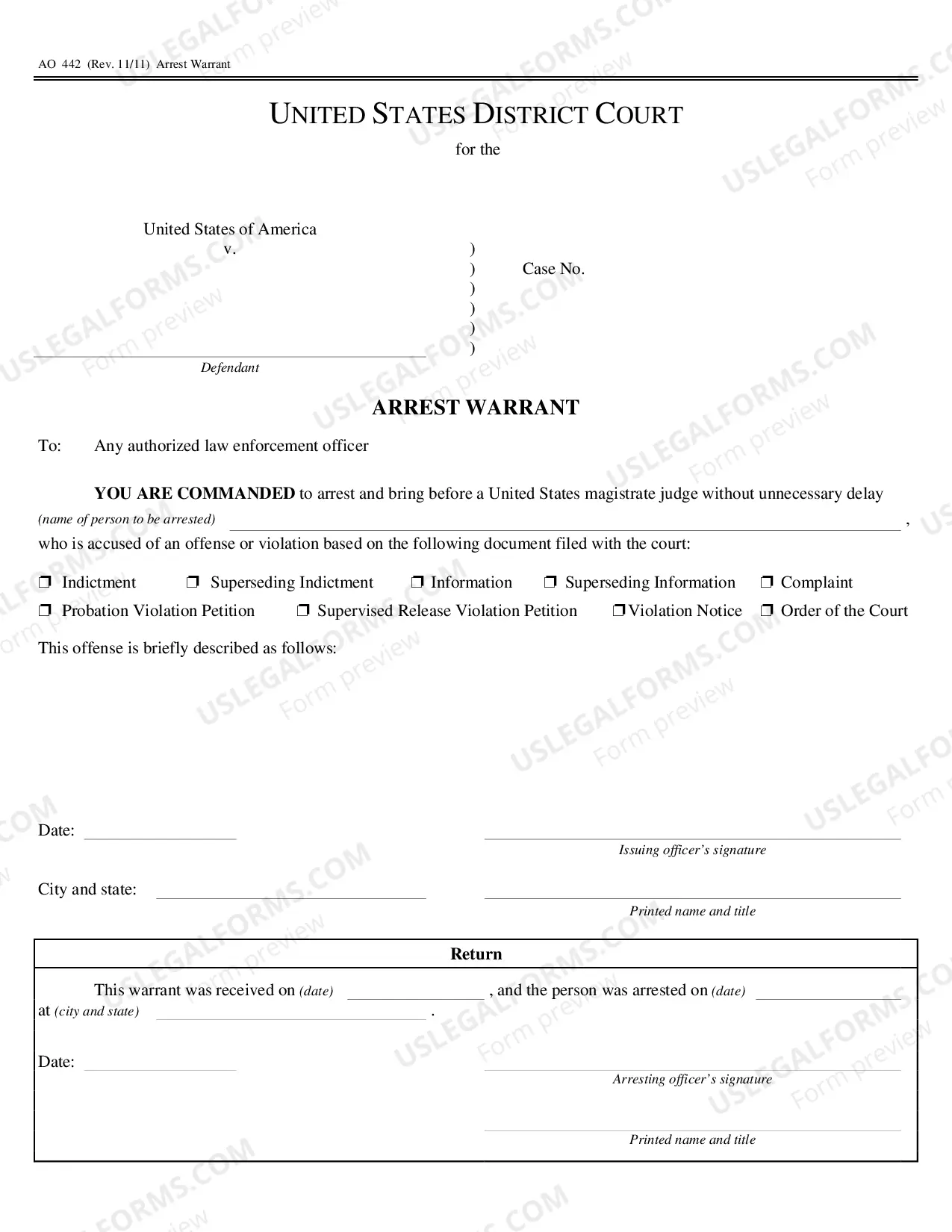 Arrest Warrant Thumbnail