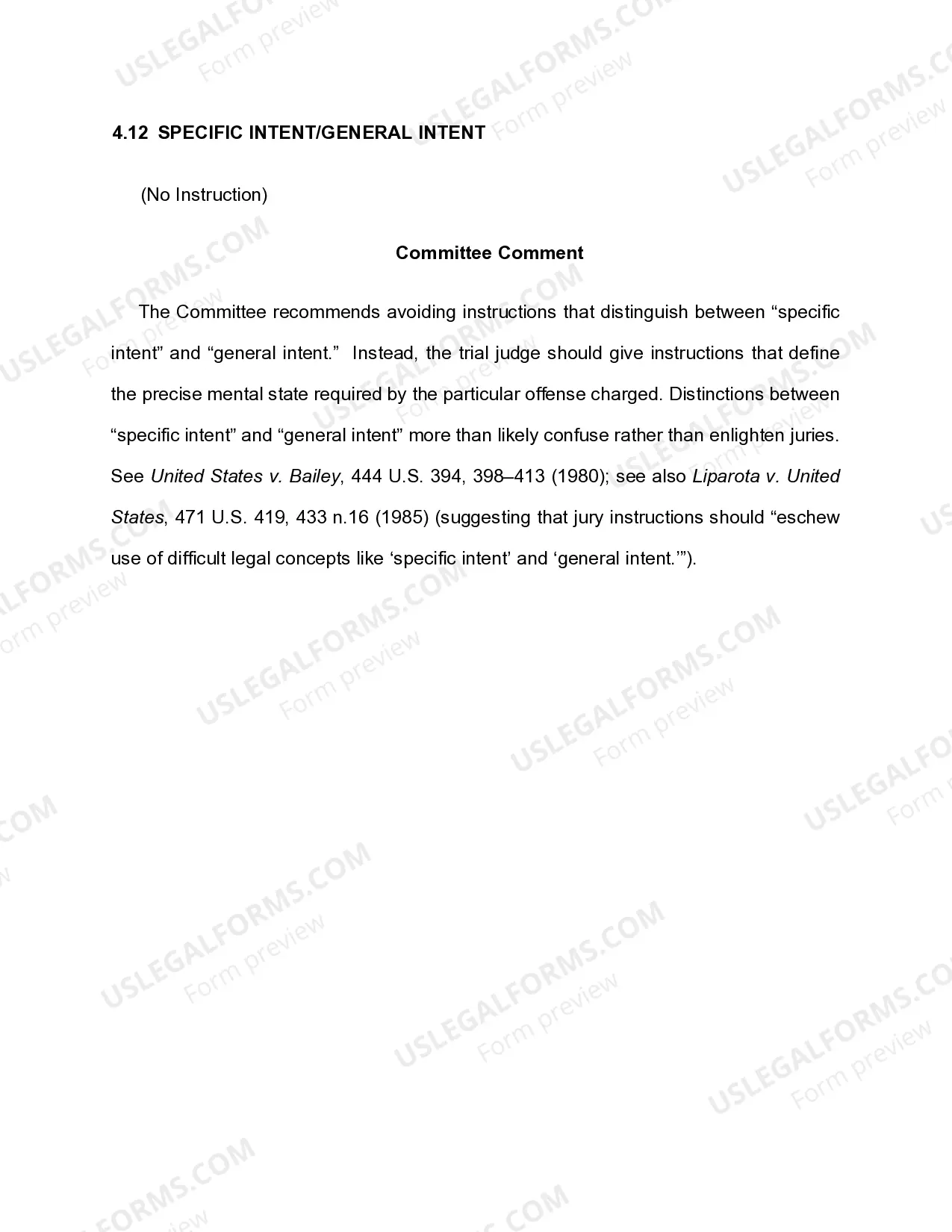 4.12 SPECIFIC INTENT/GENERAL INTENT Thumbnail